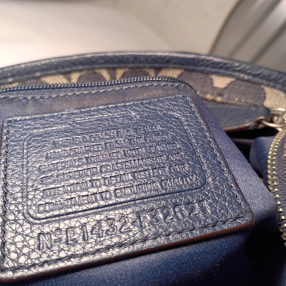 Coach Canvas and Leather Shoulder Bag - Black and Brown - Picture 12 of 14